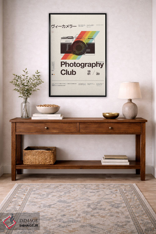 تابلو دکوراتیو باشگاه عکاسی اثر فلوران بدار - D4B