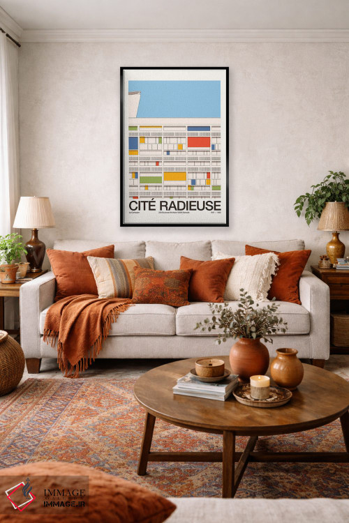 تابلو دکوراتیو واحد مسکونی رادیوز مارسی اثر فلوران بدار - D5B