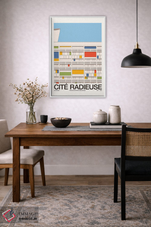 تابلو دکوراتیو واحد مسکونی رادیوز مارسی اثر فلوران بدار - D3W