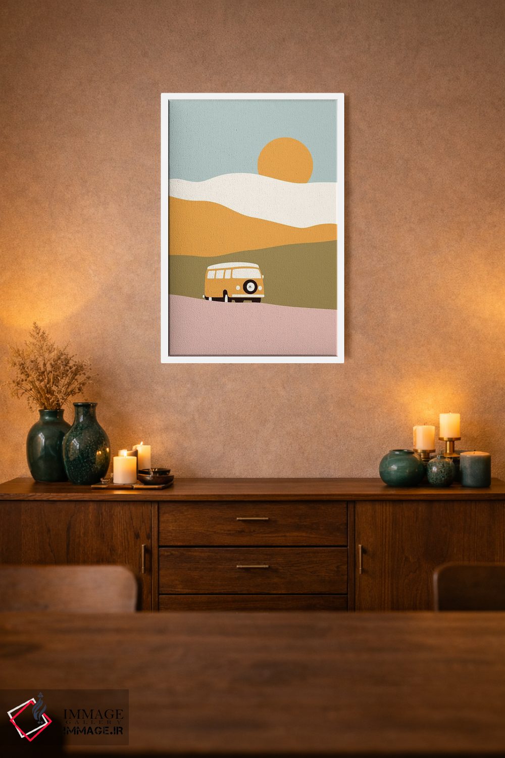 تابلو مینیمال ون اثر فلوران بدار - D2W