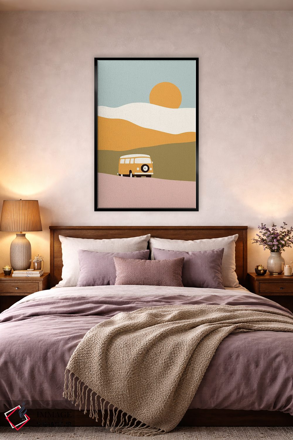 تابلو مینیمال ون اثر فلوران بدار - D4B