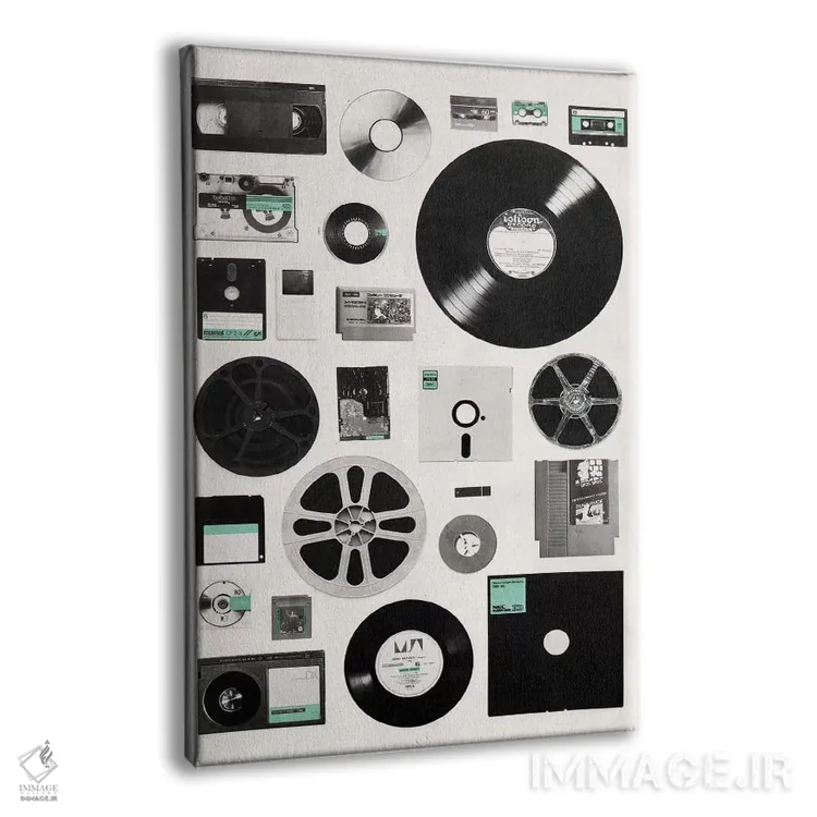 تابلو دکوراتیو داده اثر فلوران بدار - نمای پرسپکتیو محصول