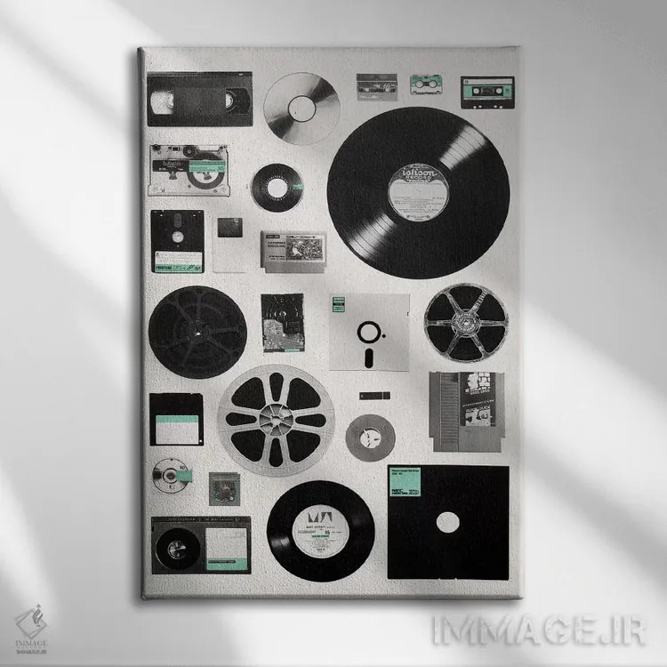 تابلو دکوراتیو داده اثر فلوران بدار - نمای روبهرو روی دیوار