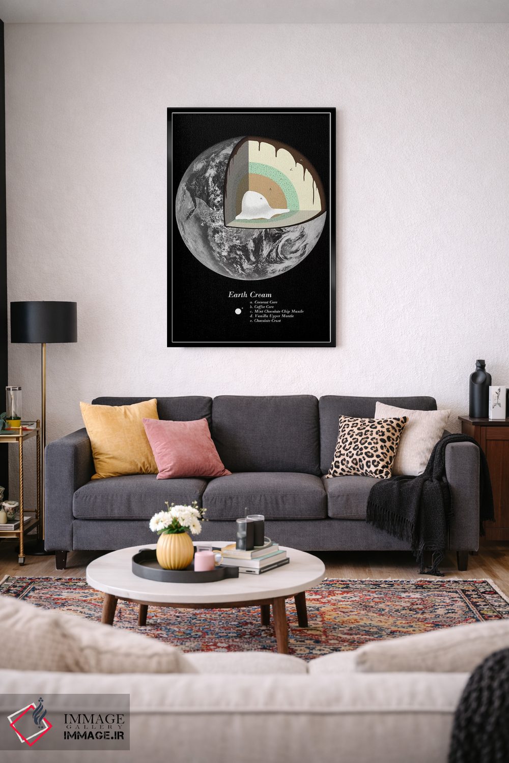 تابلو دکوراتیو کرم زمین اثر فلوران بدار - D4B