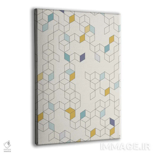 تابلو انتزاعی روز کزایا اثر فلوران بدار - نمای پرسپکتیو محصول