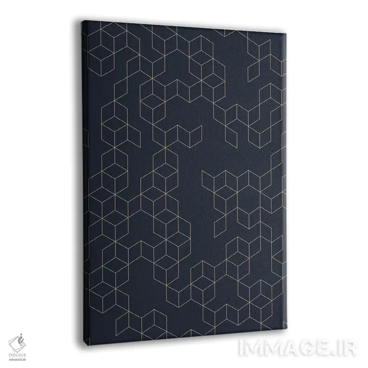 تابلو مدرن شب کزایا اثر فلوران بدار - نمای پرسپکتیو محصول