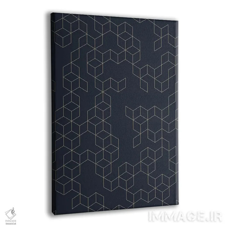 تابلو مدرن شب کزایا اثر فلوران بدار - نمای پرسپکتیو محصول