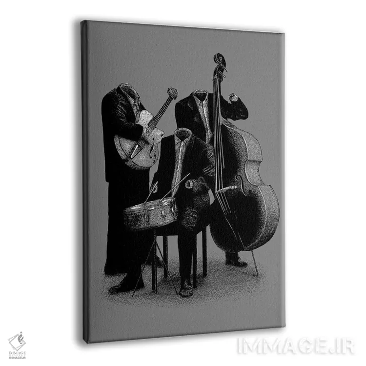 تابلو دکوراتیو نامرئی ها اثر فلوران بدار - نمای پرسپکتیو محصول