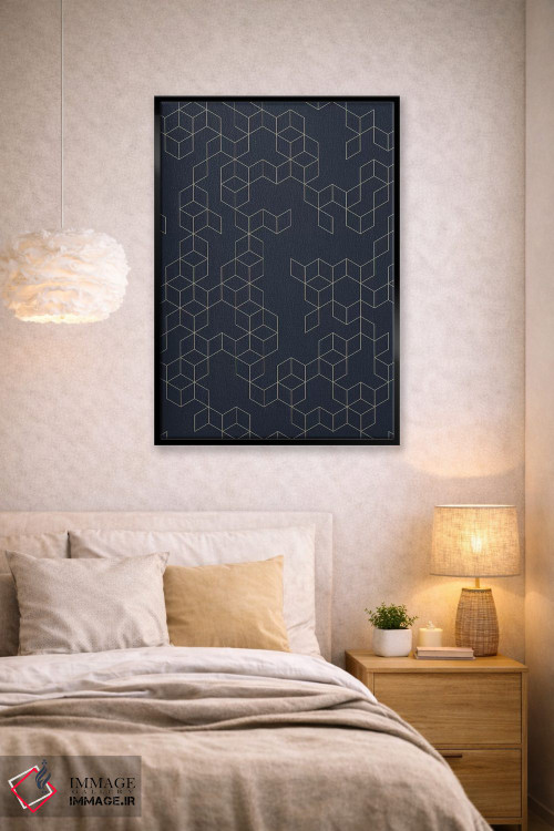 تابلو مدرن شب کزایا اثر فلوران بدار - D3B