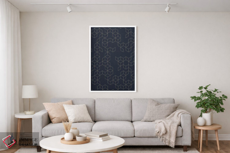 تابلو مدرن شب کزایا اثر فلوران بدار - D5W