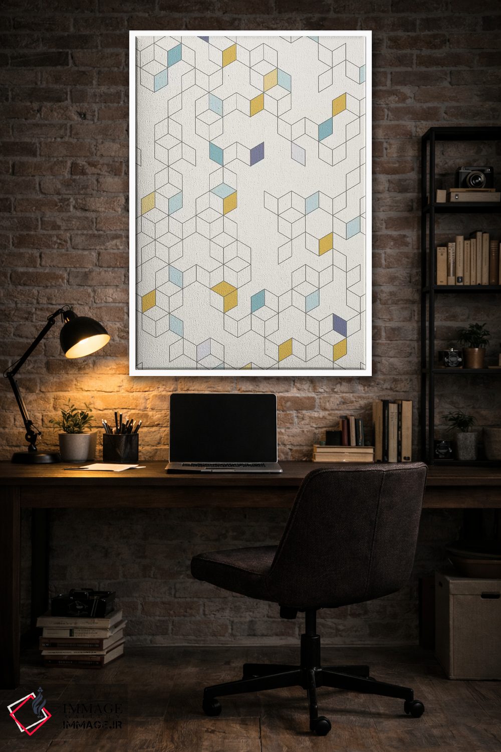 تابلو انتزاعی روز کزایا اثر فلوران بدار - D4W