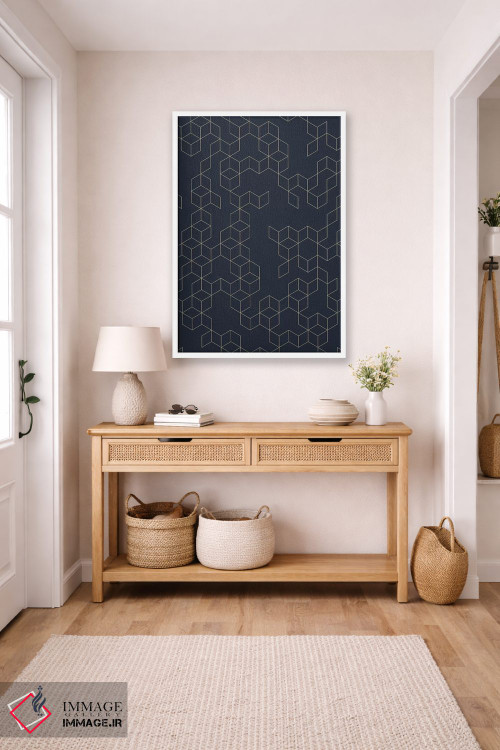 تابلو مدرن شب کزایا اثر فلوران بدار - D6W