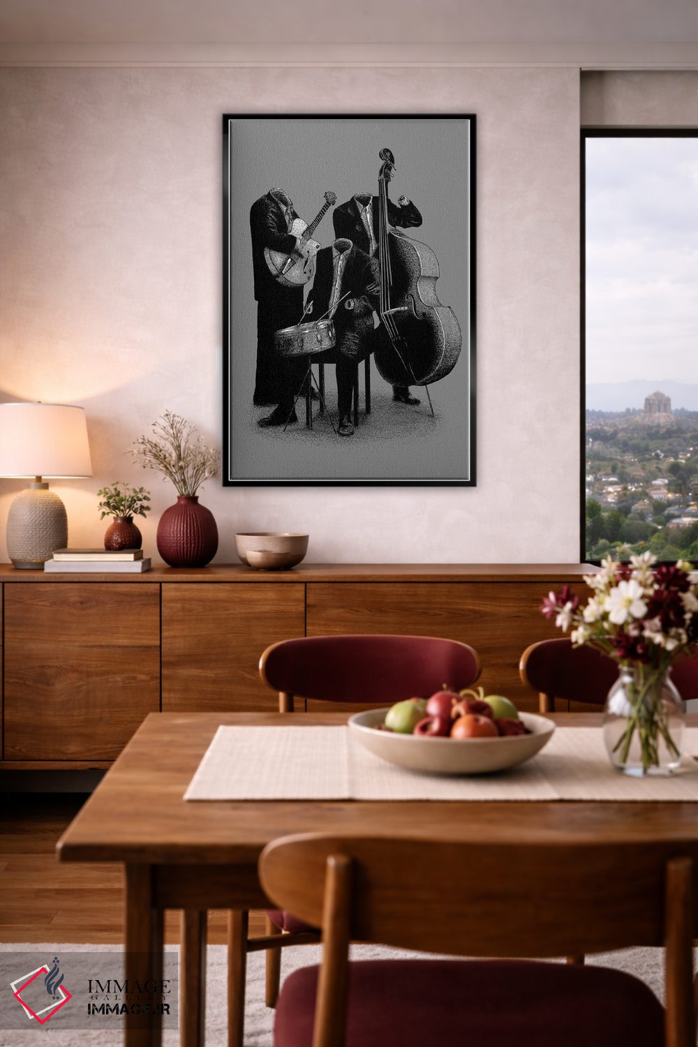 تابلو دکوراتیو نامرئی ها اثر فلوران بدار - D4B