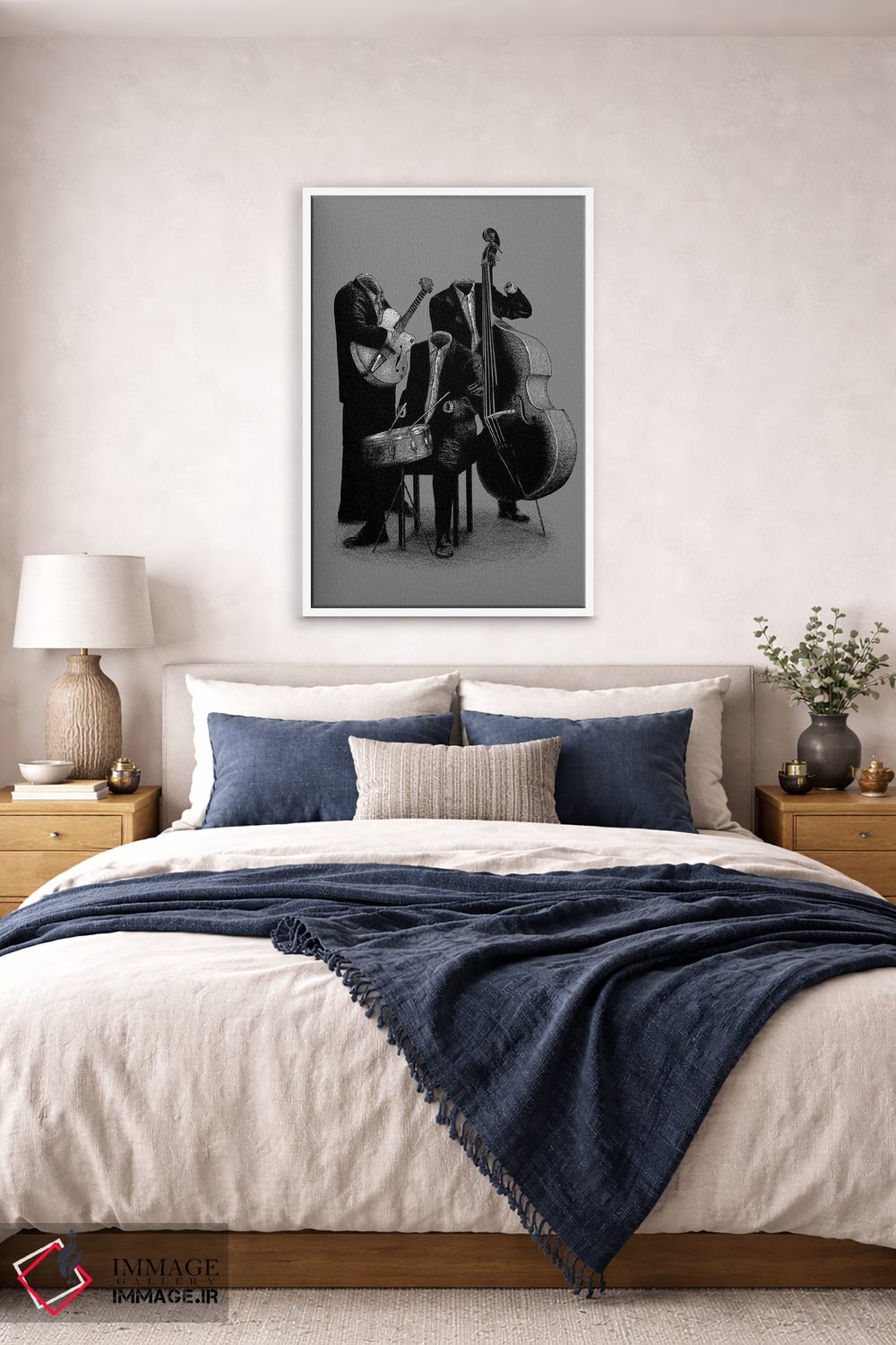 تابلو دکوراتیو نامرئی ها اثر فلوران بدار - D5W