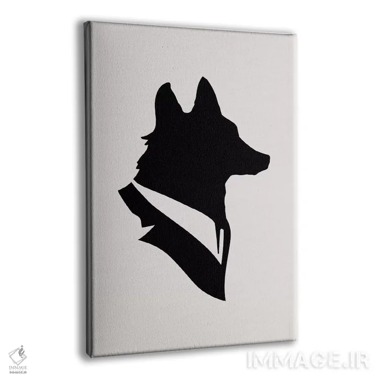 تابلو دکوراتیو آقای روباه اثر فلوران بدار - نمای پرسپکتیو محصول