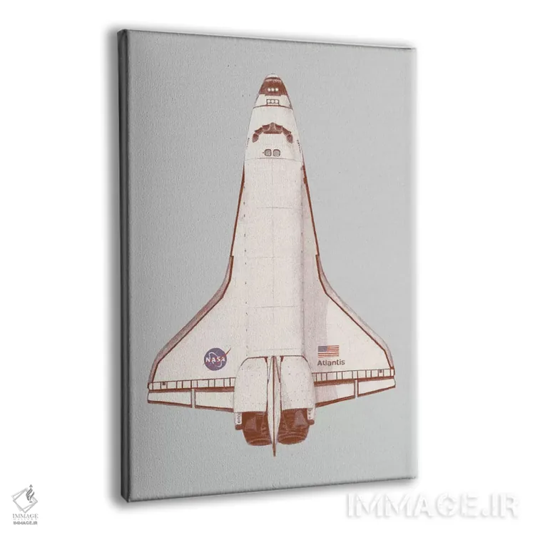 تابلو دکوراتیو آتلانتیس اثر فلوران بدار - نمای پرسپکتیو محصول