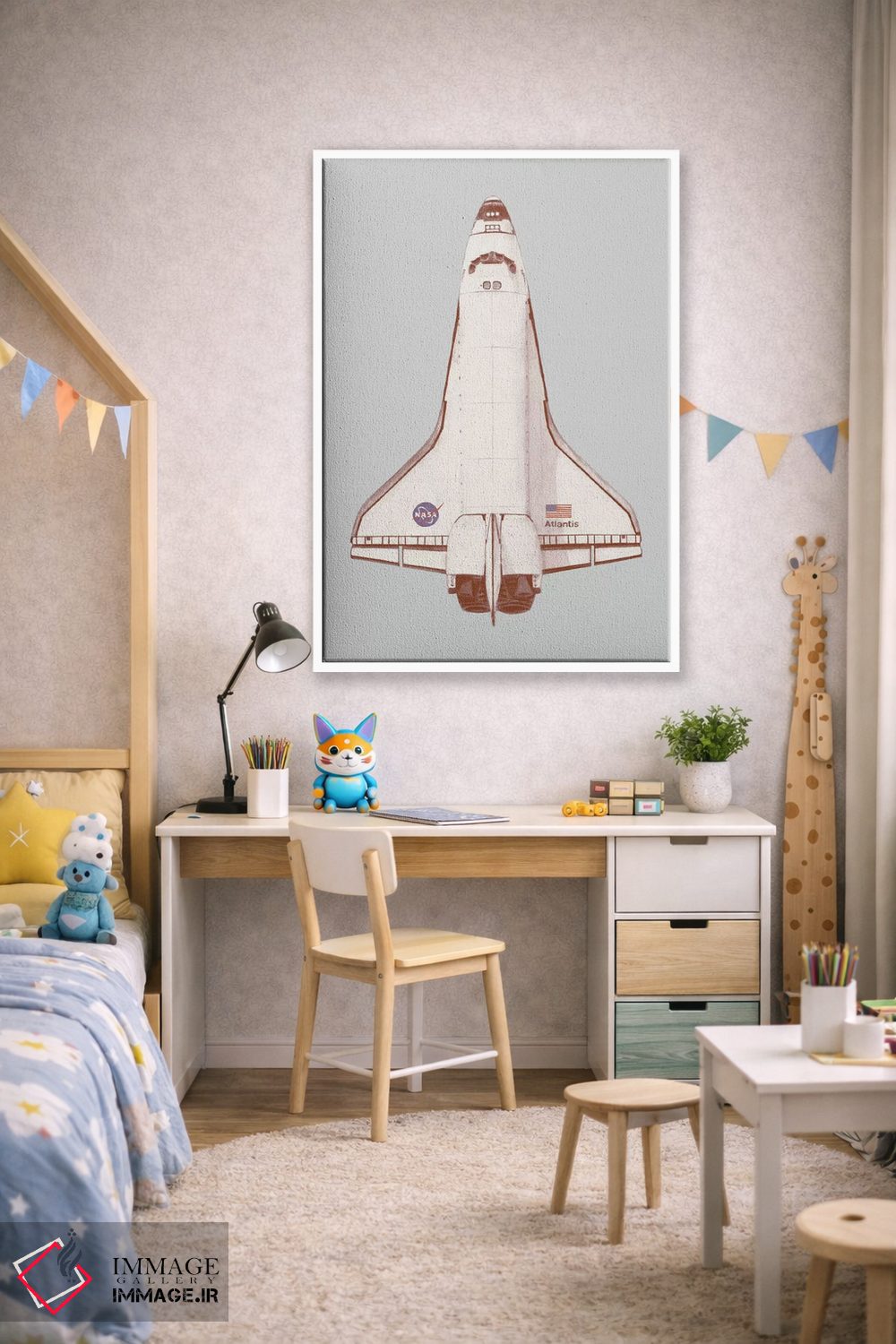 تابلو دکوراتیو آتلانتیس اثر فلوران بدار - D2W