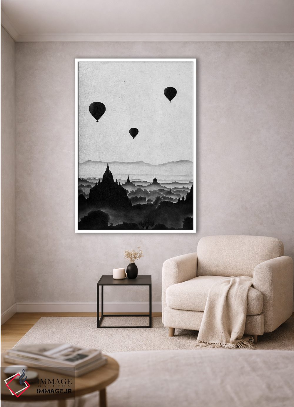 تابلو دکوراتیو شفق قطبی اثر فلوران بدار - D1W