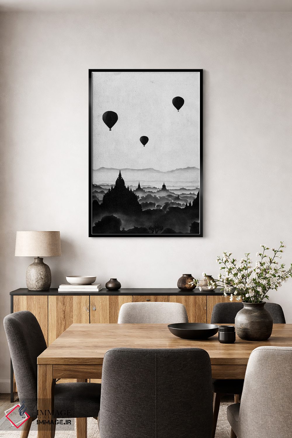 تابلو دکوراتیو شفق قطبی اثر فلوران بدار - D4B