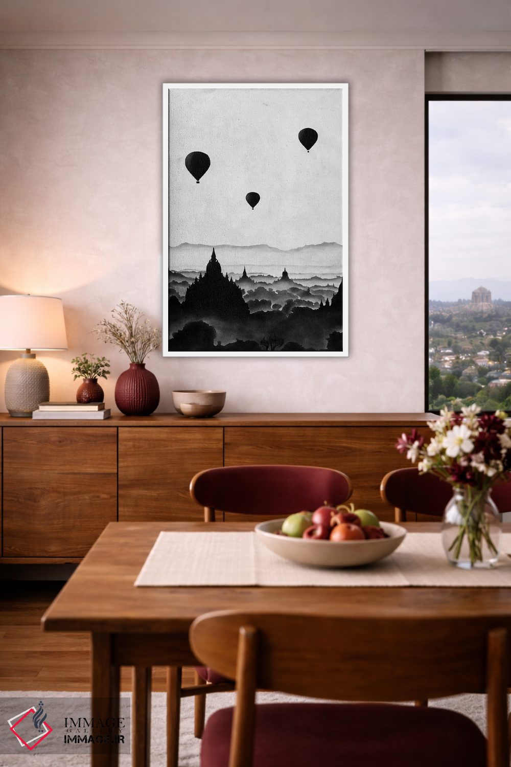 تابلو دکوراتیو شفق قطبی اثر فلوران بدار - D3W