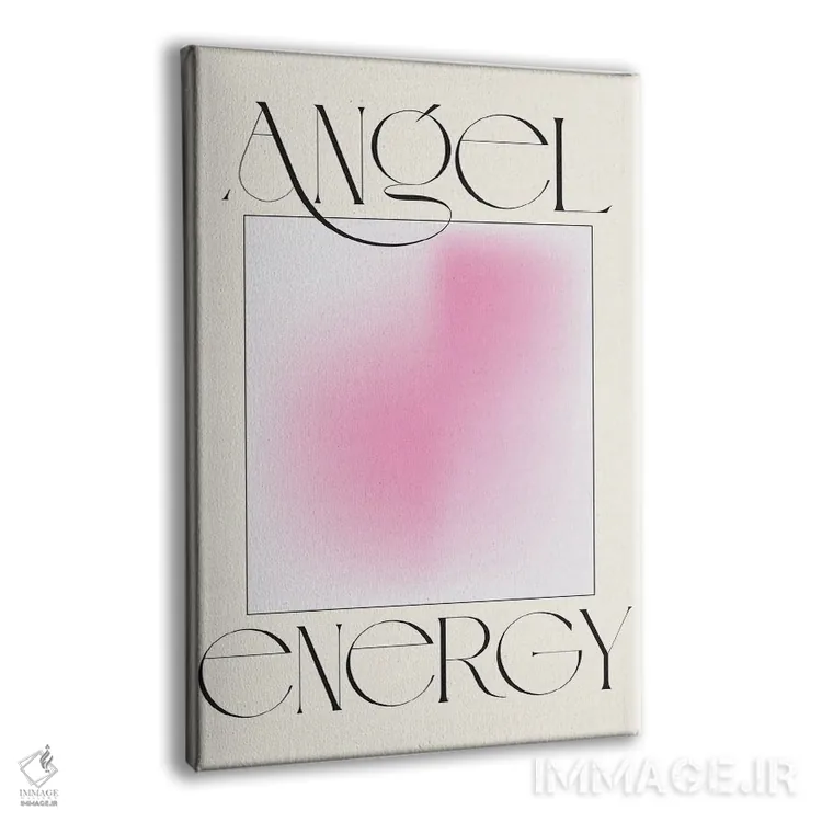تابلو مینیمال رویای انرژی فرشته اثر فلاور لاو چایلد - نمای پرسپکتیو محصول