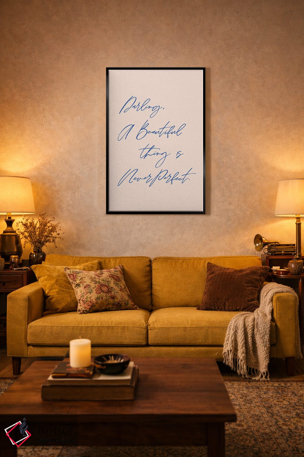 تابلو مدرن چیز زیبایی اثر فلاور لاو چایلد - D3B