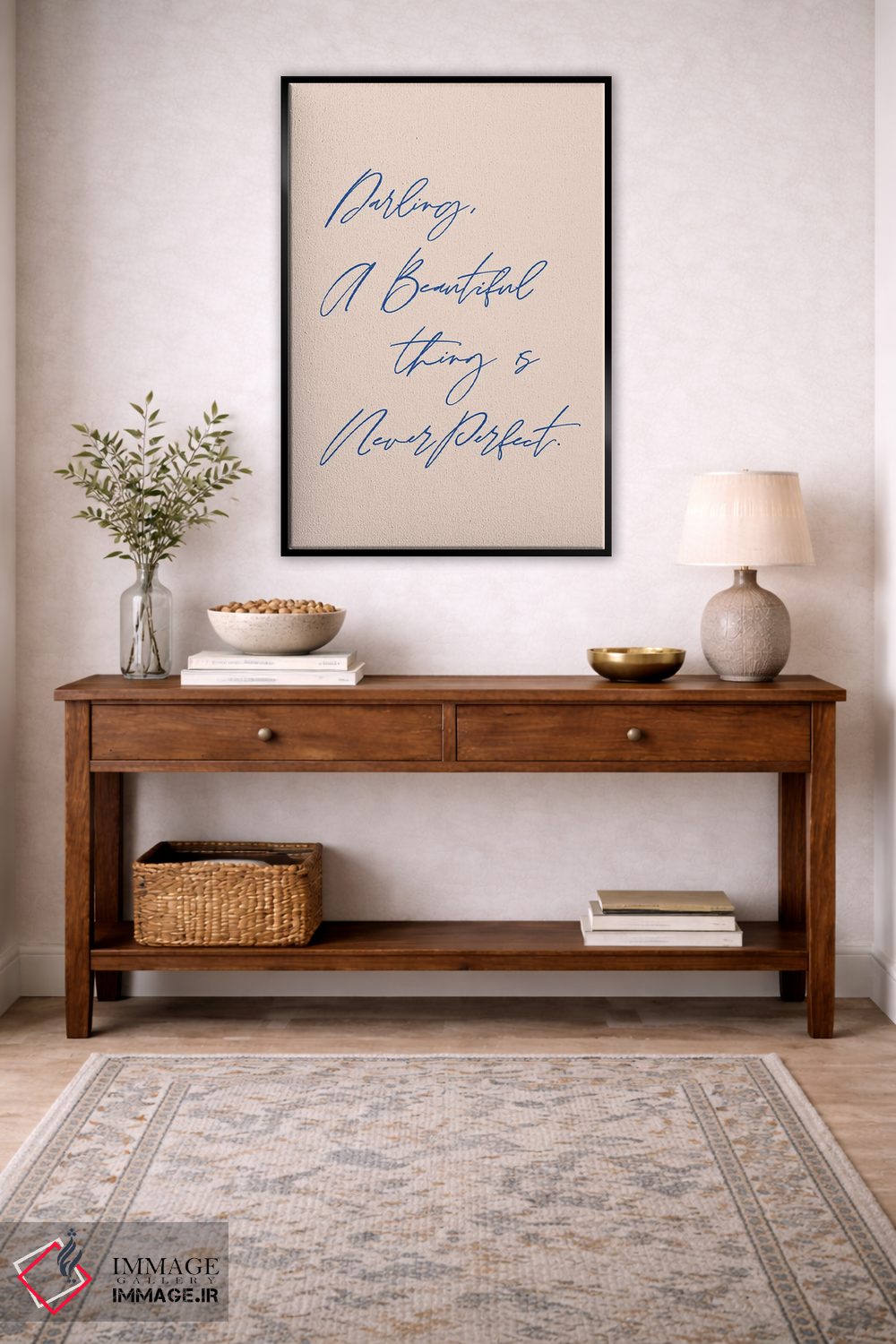 تابلو مدرن چیز زیبایی اثر فلاور لاو چایلد - D5B