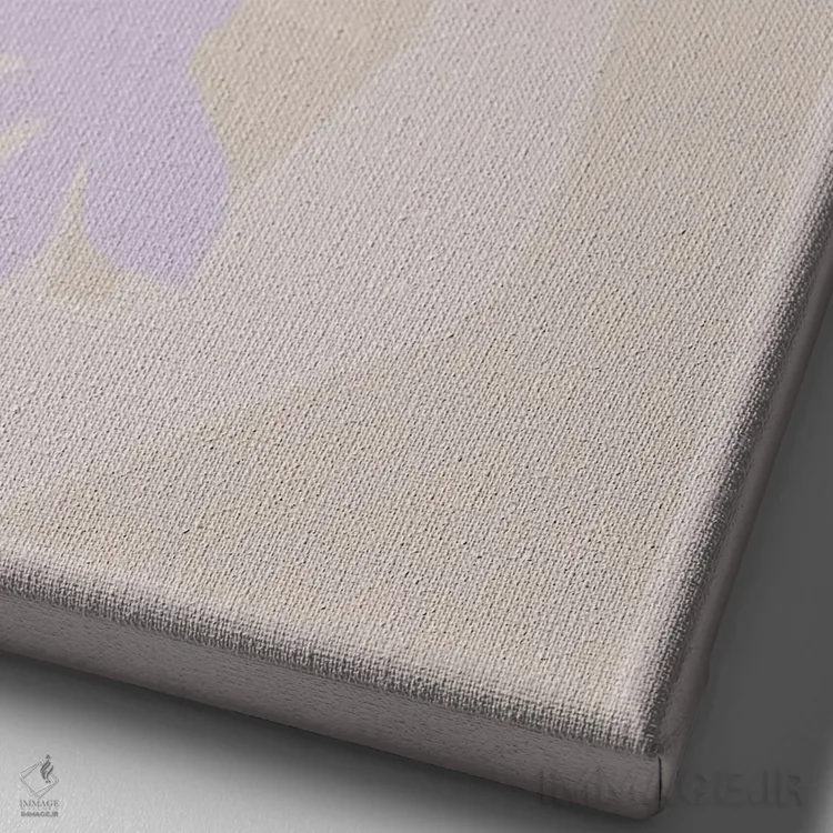 تابلو مینیمال شکل های زنانه اثر فلاور لاو چایلد - نمای نزدیک بافت بوم