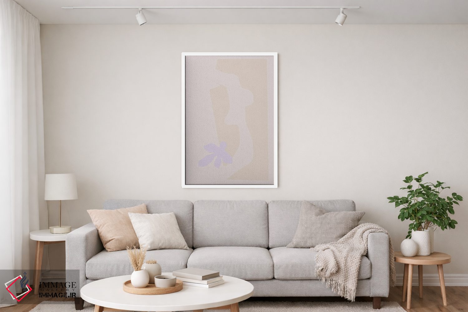 تابلو مینیمال شکل های زنانه اثر فلاور لاو چایلد - D2W