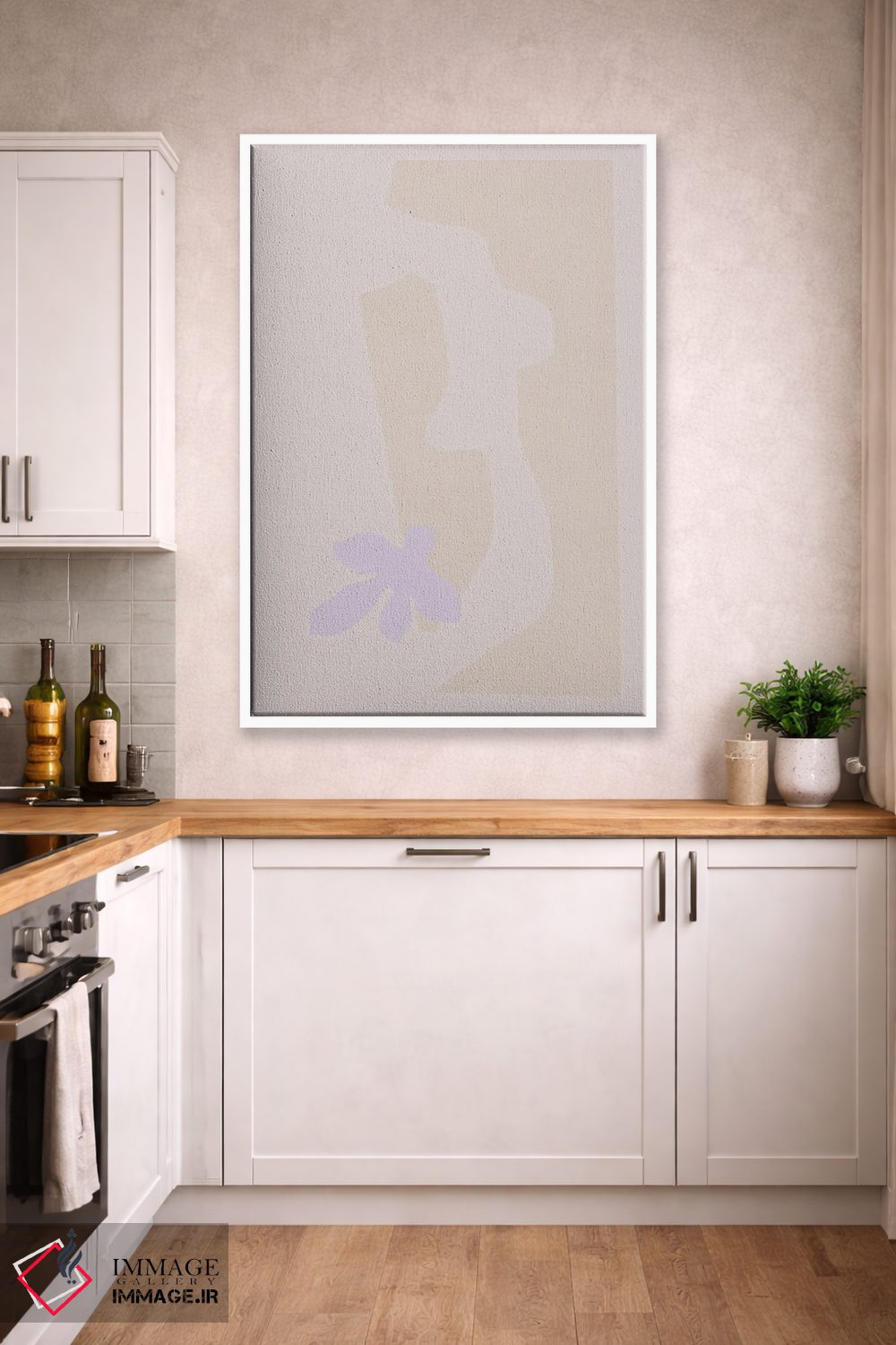 تابلو مینیمال شکل های زنانه اثر فلاور لاو چایلد - D3W