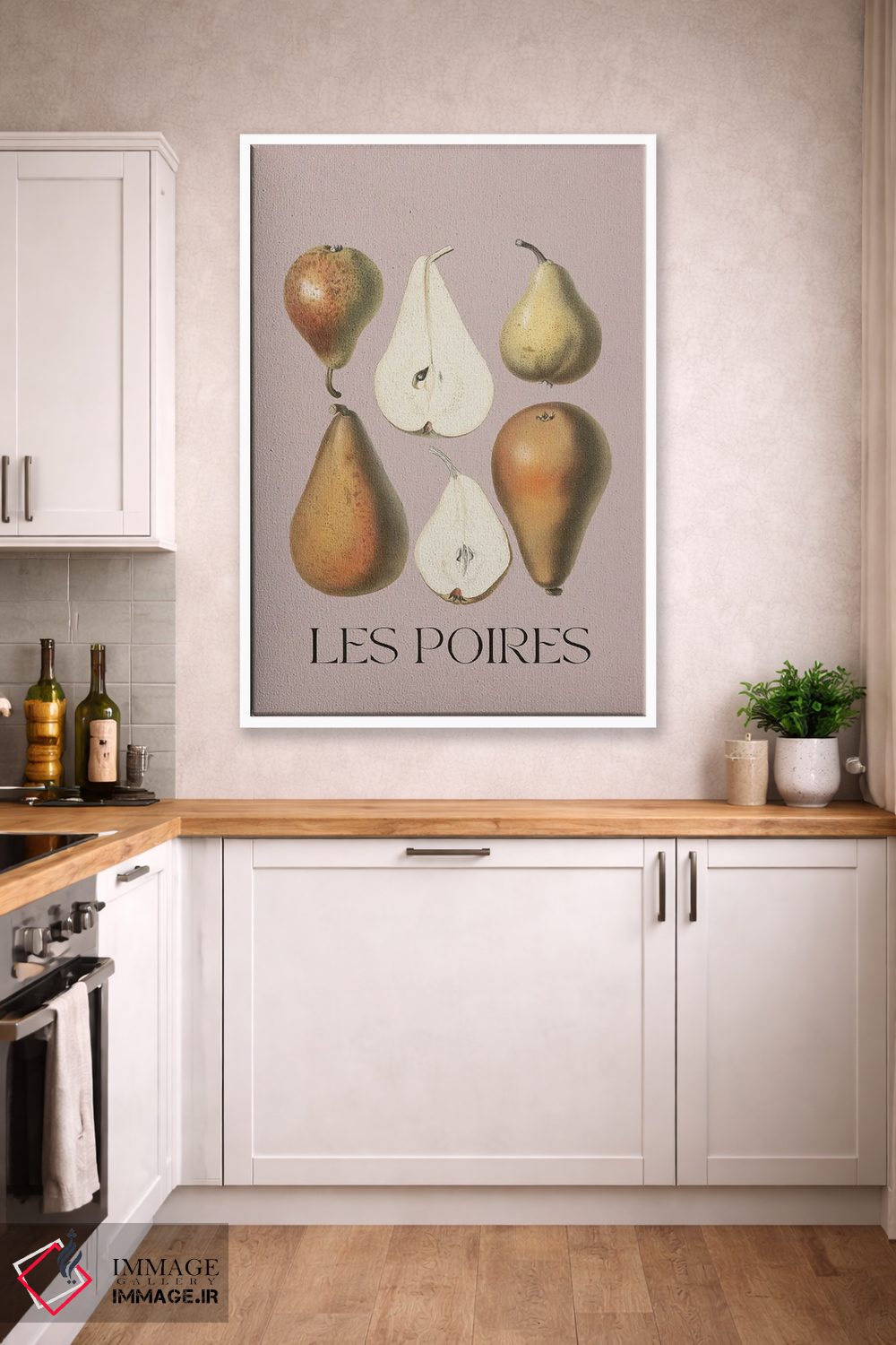 تابلو مدرن گلابی ها اثر فلاور لاو چایلد - D3W