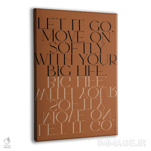 تابلو مدرن رها کن اثر فلاور لاو چایلد - نمای پرسپکتیو محصول