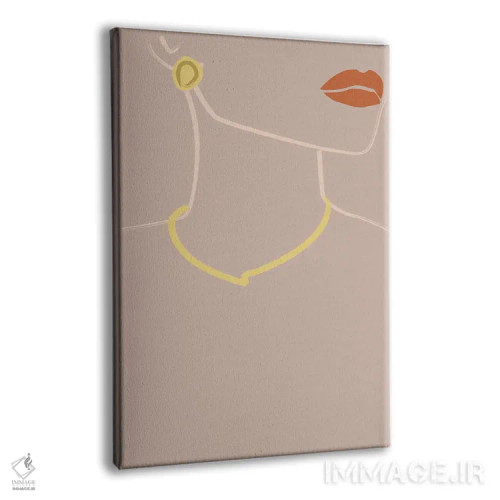 تابلو مینیمال لولا اثر فلاور لاو چایلد - نمای پرسپکتیو محصول