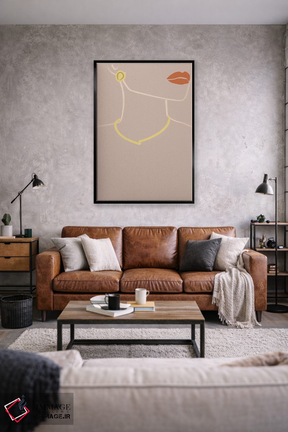 تابلو مینیمال لولا اثر فلاور لاو چایلد - D2B