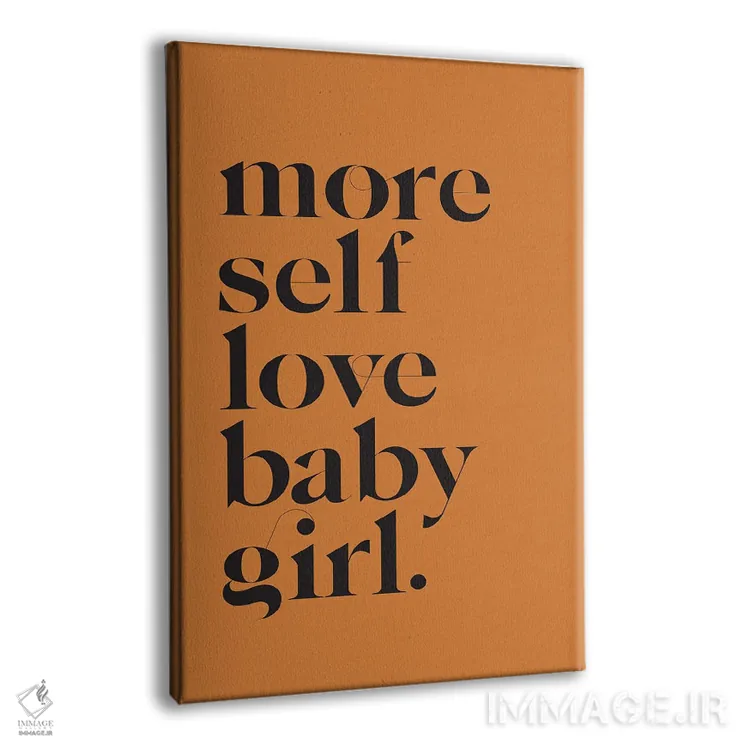 تابلو مدرن عشق به خود بیشتر اثر فلاور لاو چایلد - نمای پرسپکتیو محصول