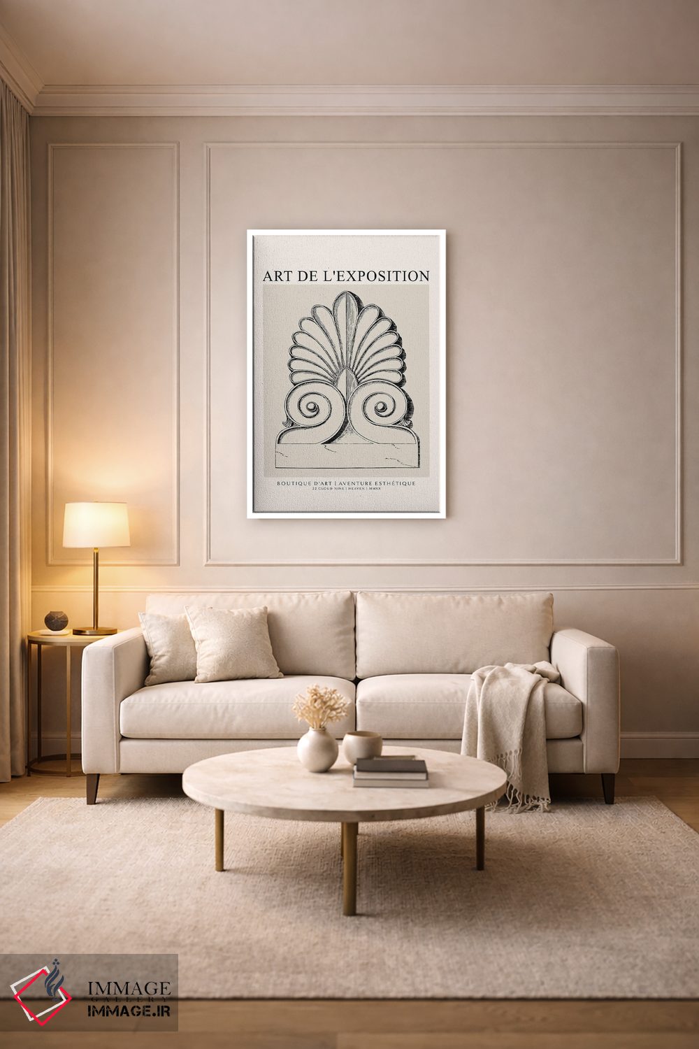 تابلو مدرن قالب سازی اثر فلاور لاو چایلد - D2W