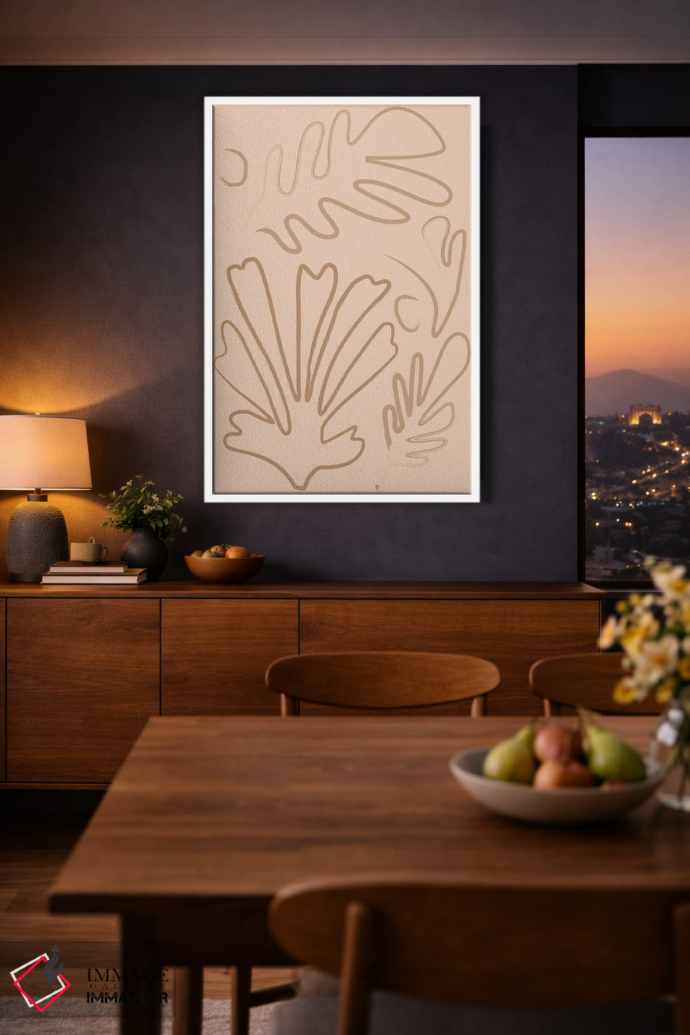 تابلو مینیمال پاییز اثر فلاور لاو چایلد - D3W