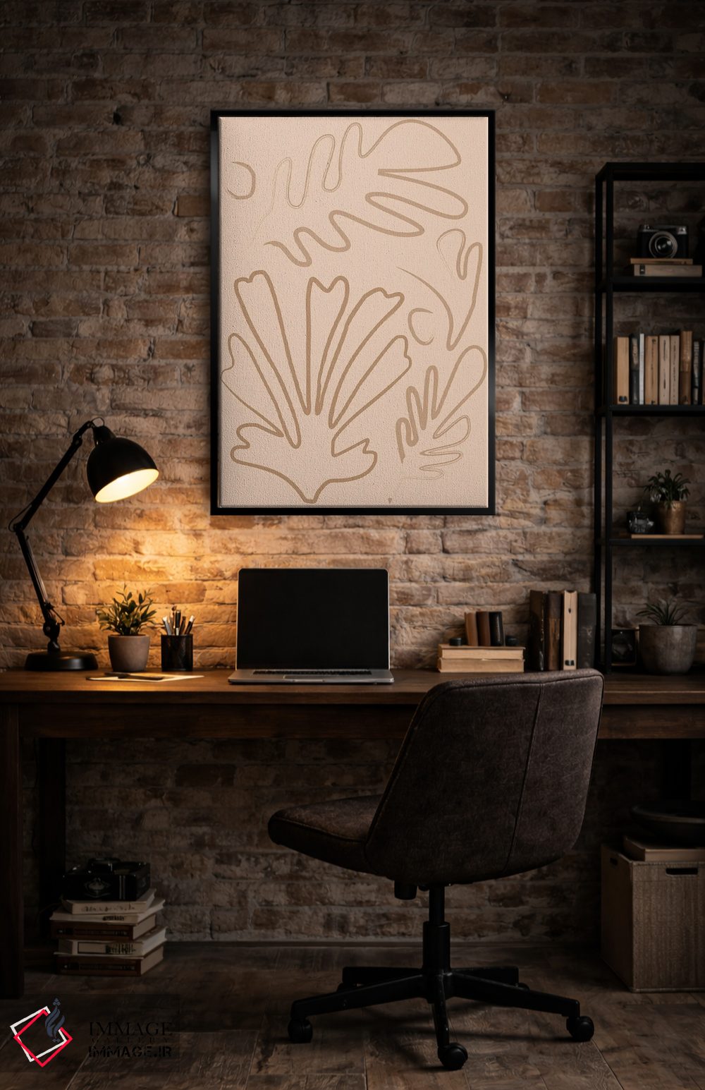 تابلو مینیمال پاییز اثر فلاور لاو چایلد - D5B