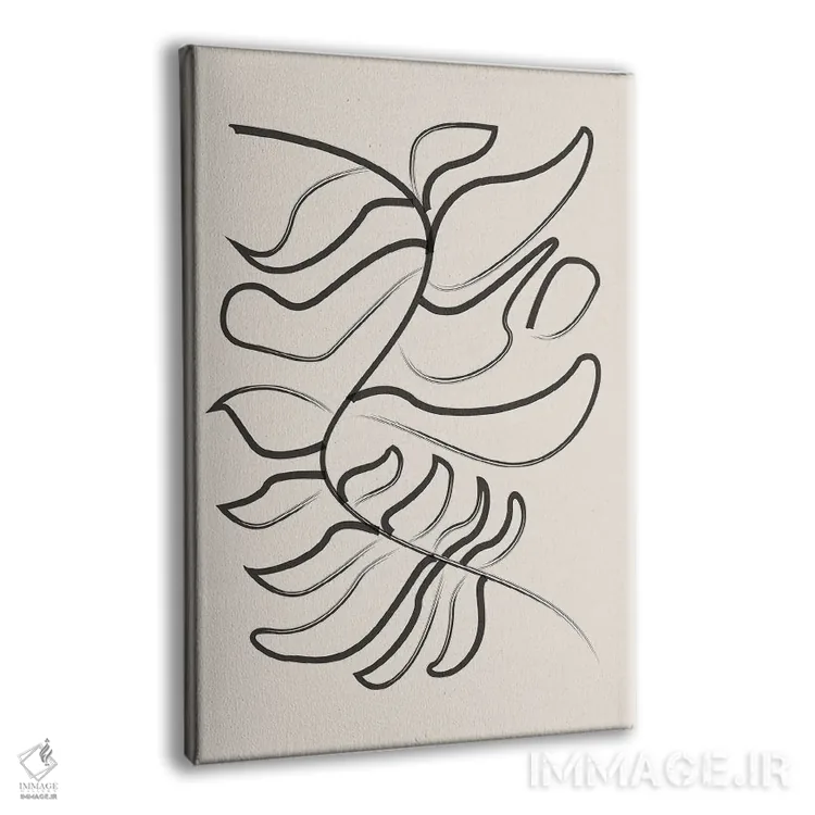 تابلو مینیمال شکوفه زده اثر فلاور لاو چایلد - نمای پرسپکتیو محصول