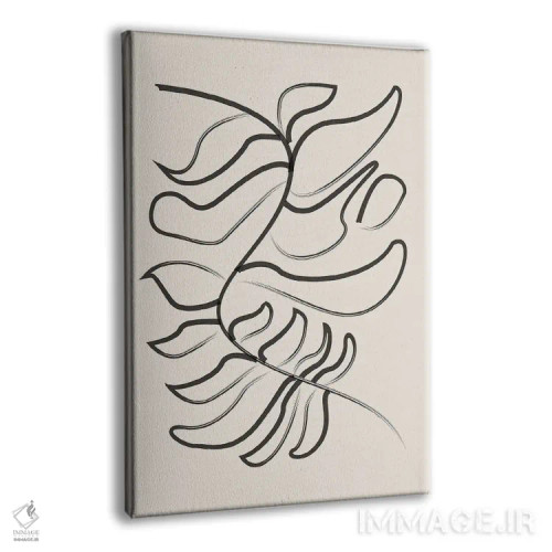 تابلو مینیمال شکوفه زده اثر فلاور لاو چایلد - نمای پرسپکتیو محصول