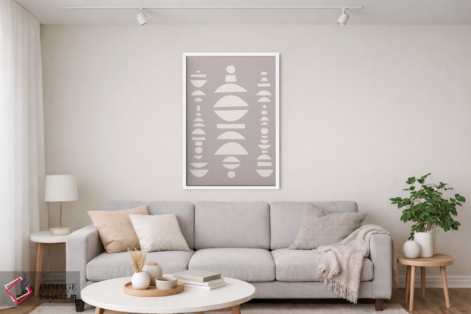 تابلو مینیمال خوش فرم اثر فلاور لاو چایلد - D2W