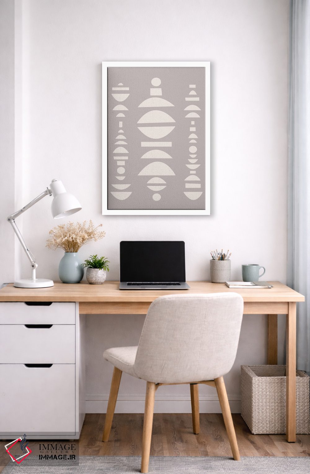 تابلو مینیمال خوش فرم اثر فلاور لاو چایلد - D4W