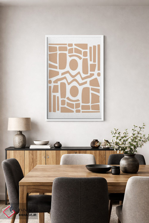 تابلو مینیمال آزتک اثر فلاور لاو چایلد - D3W