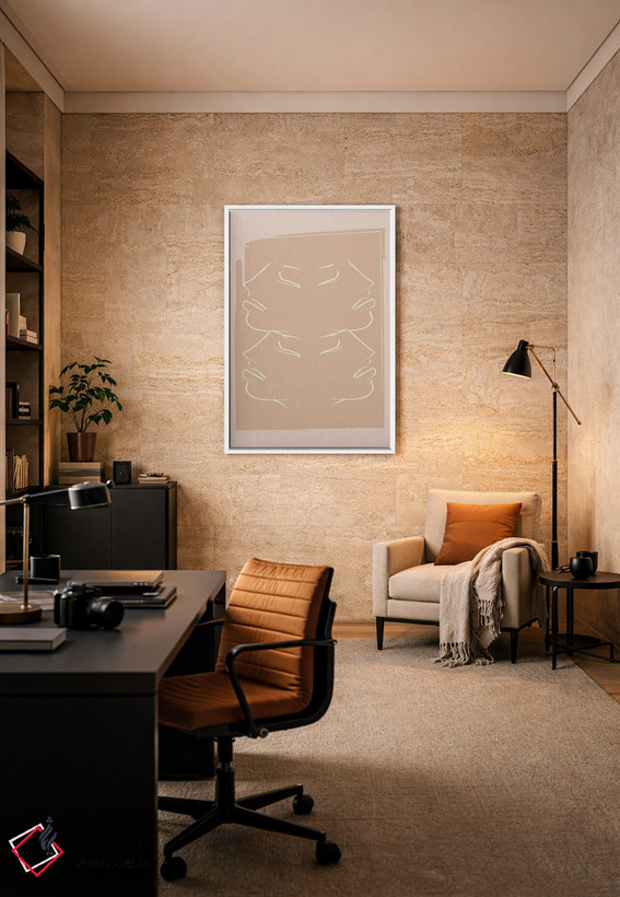 تابلو مینیمال خواهران اثر فلاور لاو چایلد - D6W