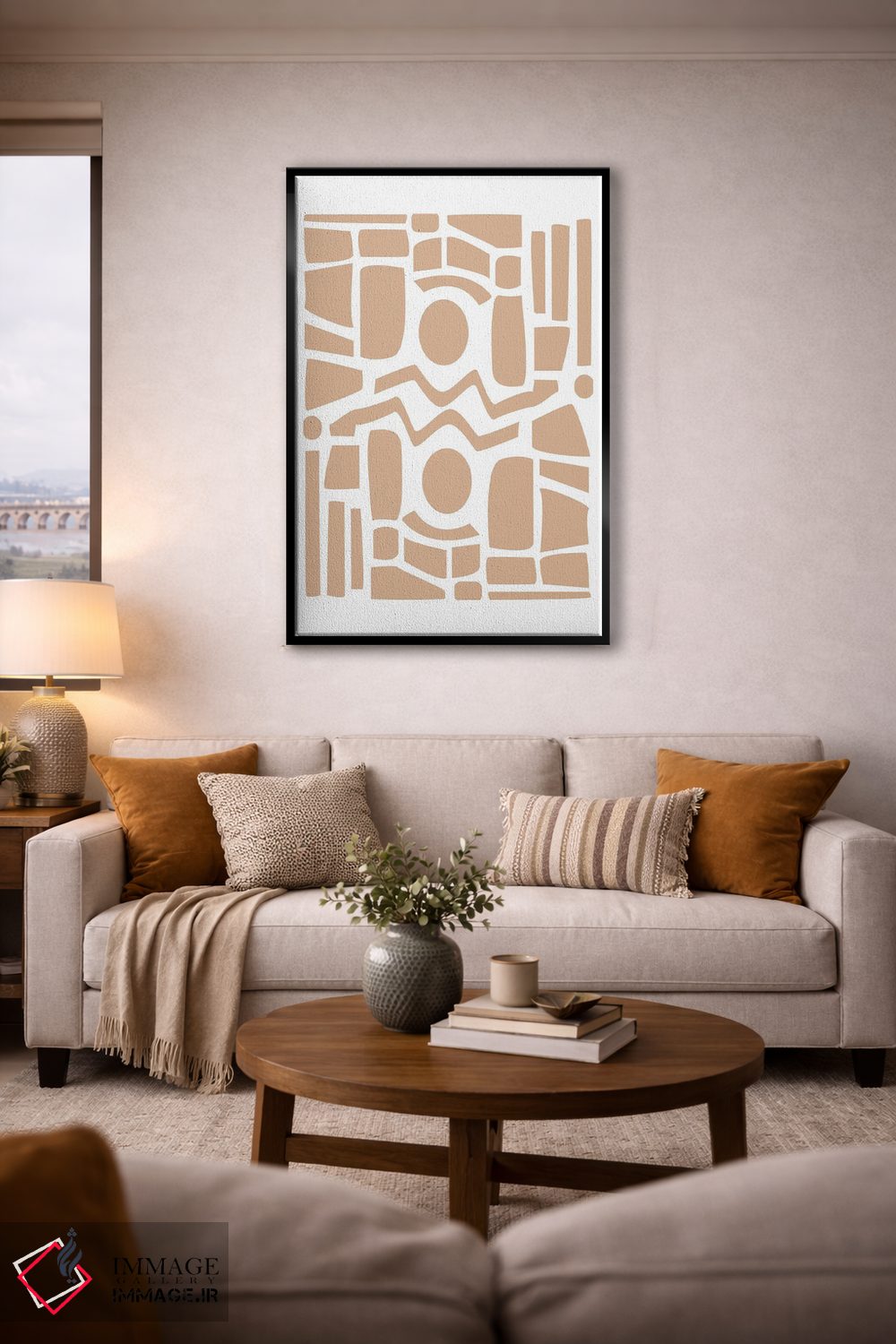 تابلو مینیمال آزتک اثر فلاور لاو چایلد - D5B