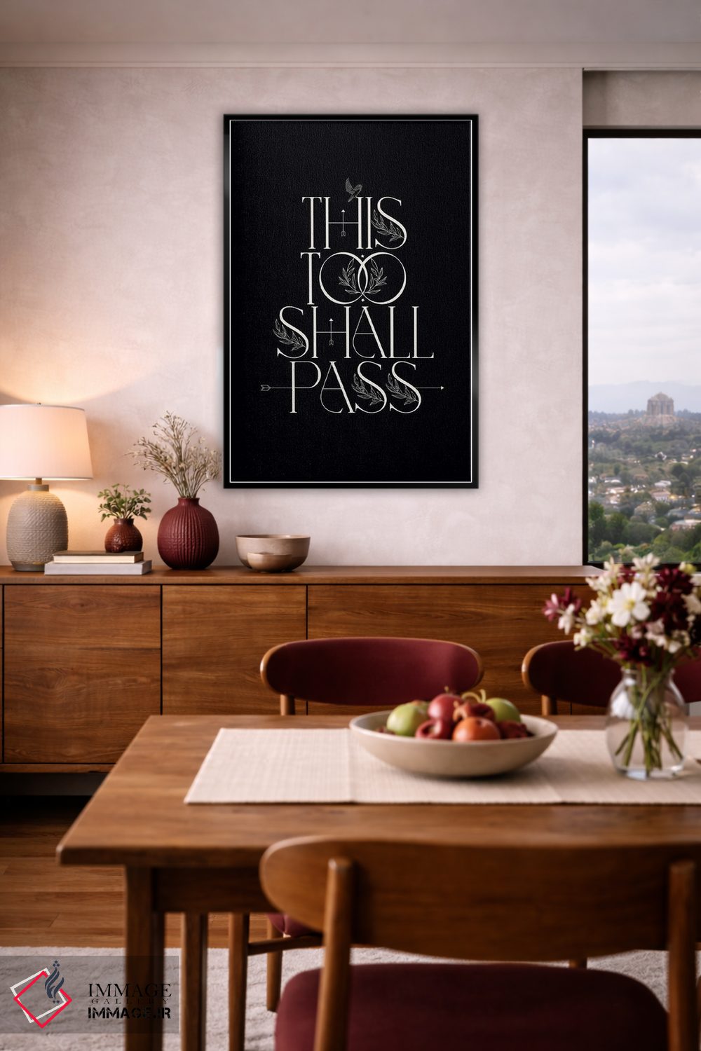 تابلو مدرن این نیز بگذرد اثر فلاور لاو چایلد - D5B