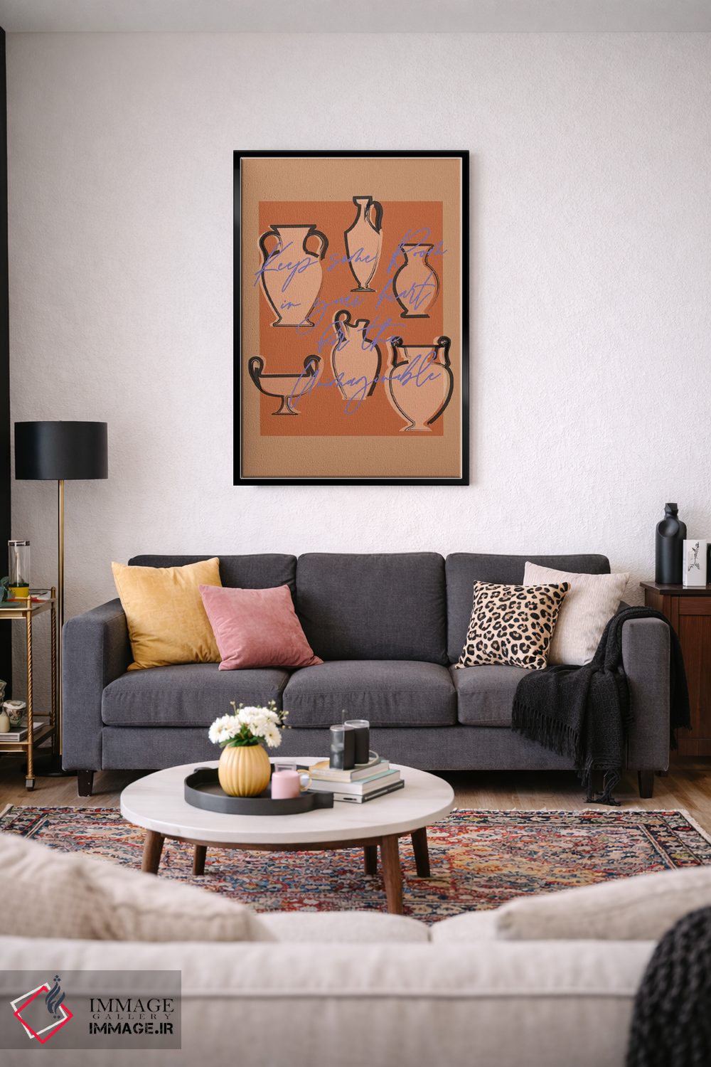 تابلو مینیمال غیرقابل تصور اثر فلاور لاو چایلد - D5B