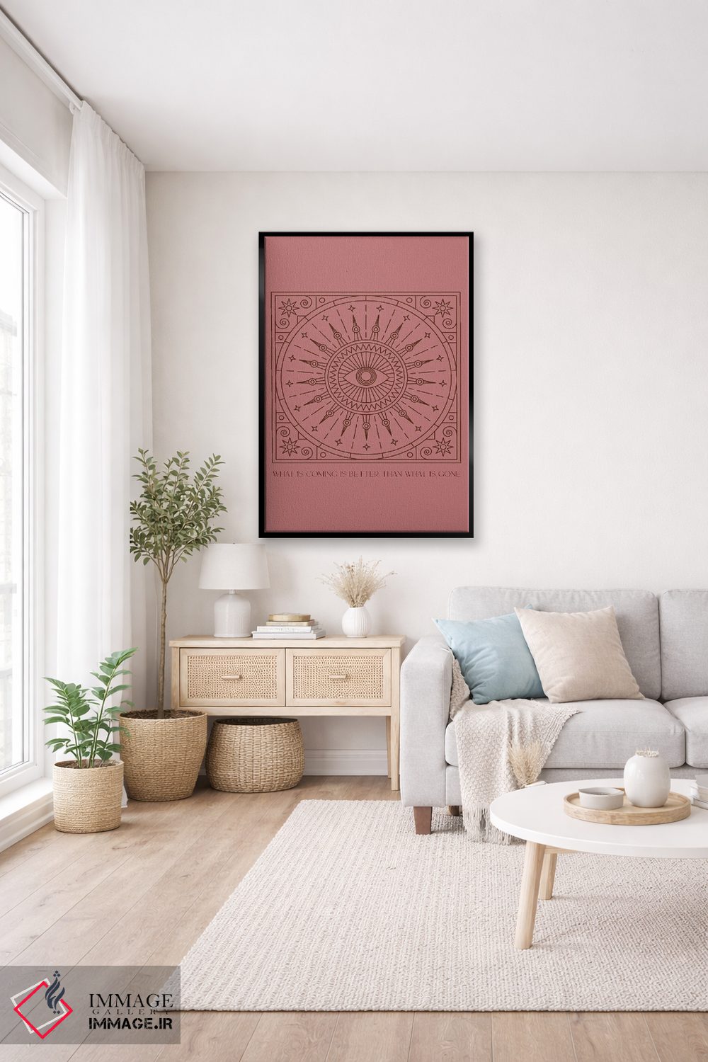 تابلو مدرن آنچه می آید اثر فلاور لاو چایلد - D5B