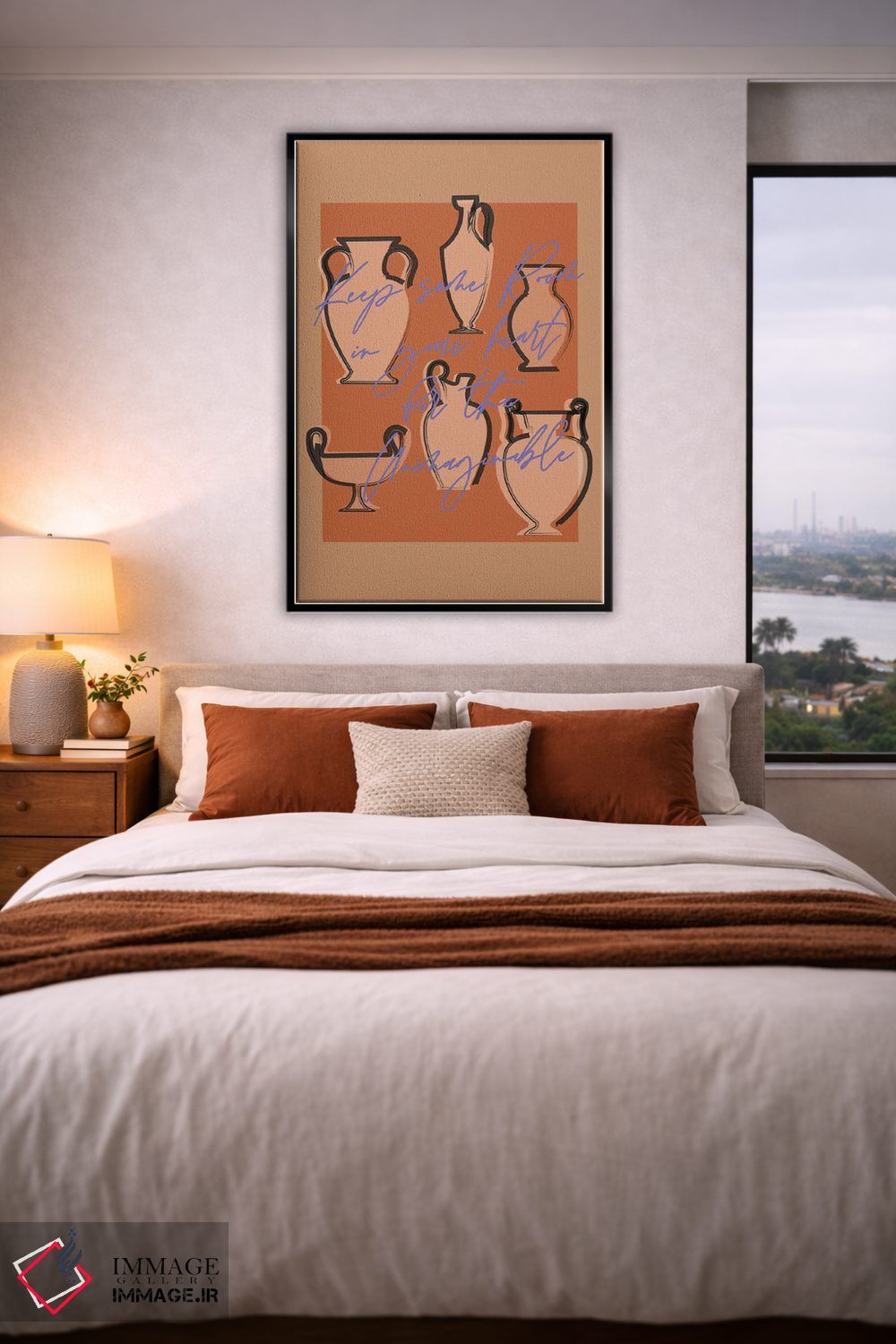 تابلو مینیمال غیرقابل تصور اثر فلاور لاو چایلد - D6B