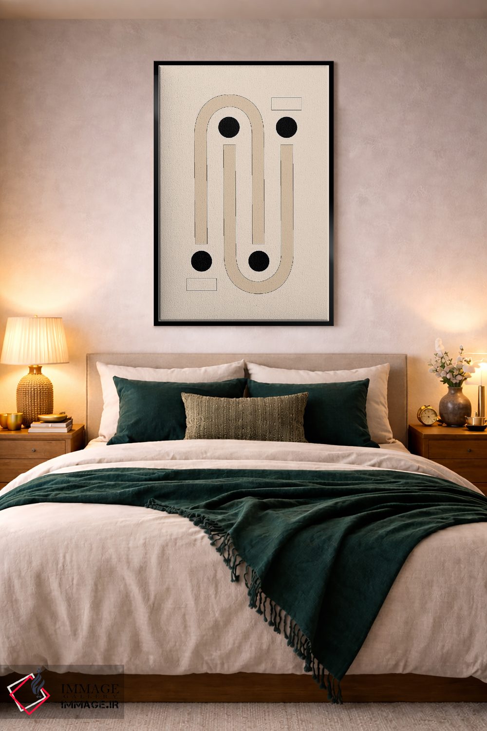 تابلو مینیمال متعادل اثر فلاور لاو چایلد - D4B